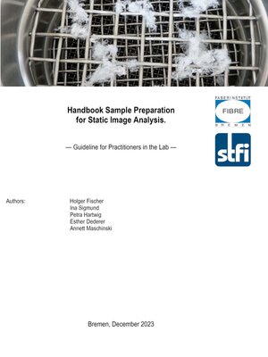 cover image of Handbook Sample Preparation for Static Image Analysis